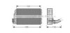 AVA QUALITY COOLING MSV462 Evaporator, air conditioning